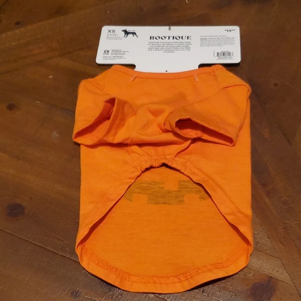Bootique Pumpkin Dog Costume - Orange and Black